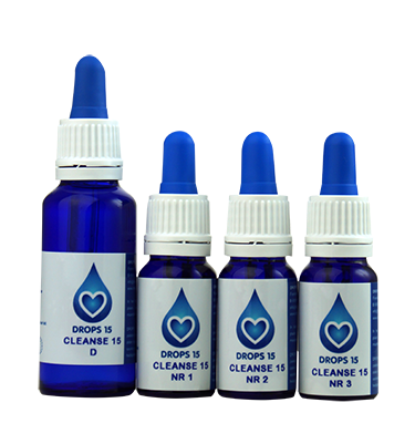 DROPS 15 treatments: energetic CLEANSE 15 treatment supports the body during detoxification 